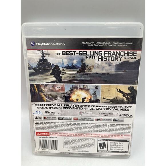 Call of Duty: Modern Warfare 3 (Sony PlayStation 3 PS3, 2011) Complete & Tested - Picture 2 of 7